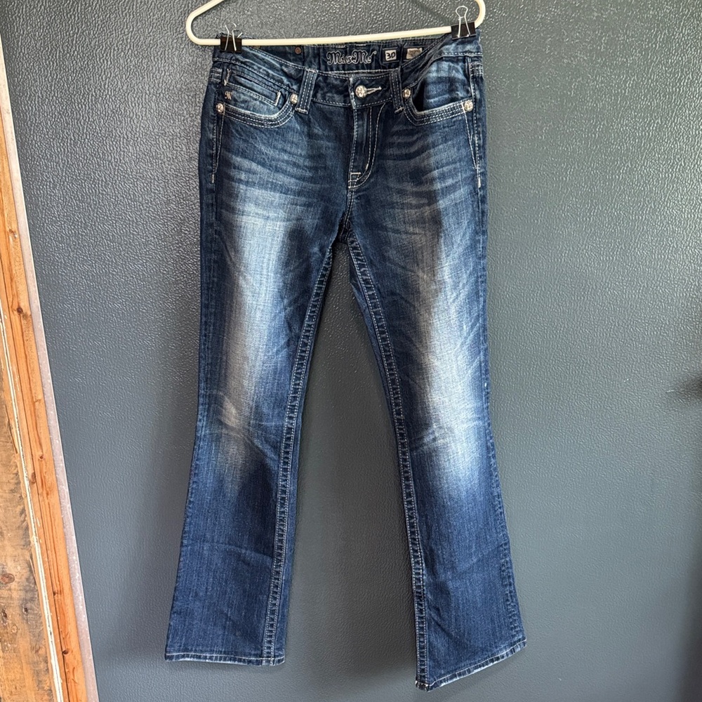Miss Me Dark Blue Boot Cut Jeans